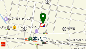 ニコニコレンタカー 本八戸駅前店の地図画像