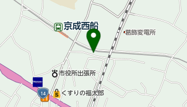 ニコニコレンタカー 京成西船駅店の地図画像