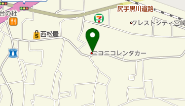 ニコニコレンタカー 川崎馬絹店の地図画像