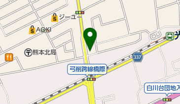 ニコニコレンタカー 熊本光の森店の地図画像