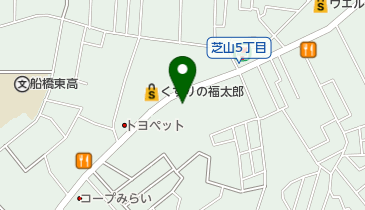 ニコニコレンタカー YH船橋芝山店の地図画像