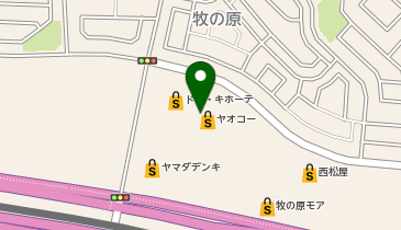 ニコニコレンタカー イエローハット印西牧の原店の地図画像