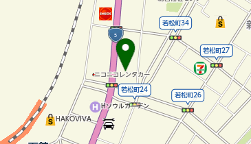 ニコニコレンタカー 函館駅前店の地図画像