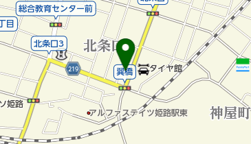 ニコニコレンタカー 姫路北条口店の地図画像