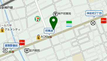 ニコニコレンタカー 神戸灘将軍通店の地図画像