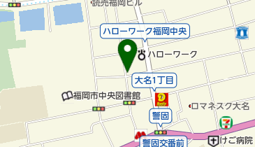 ニコニコレンタカー 福岡赤坂駅南店の地図画像