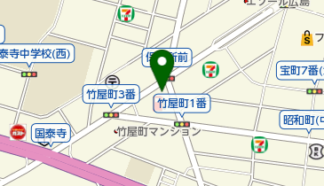 ニコニコレンタカー 広島宝町店の地図画像