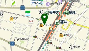 ニコニコレンタカー 福井駅前ハピリン店の地図画像