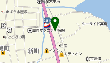 ニコニコレンタカー 島原高島店の地図画像