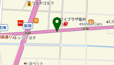 ニコニコレンタカー 福井新保店の地図画像