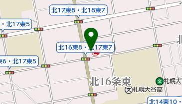 ニコニコレンタカー 札幌北17条店の地図画像