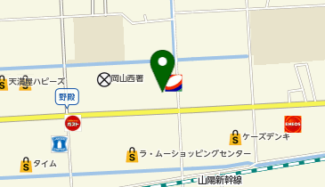 ニコニコレンタカー 岡山大安寺店の地図画像