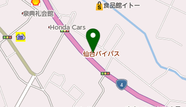 ニコニコレンタカー 仙台松森店の地図画像