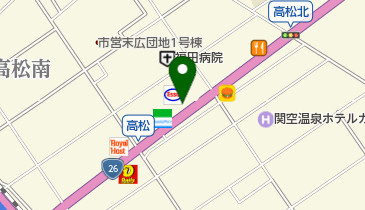 ニコニコレンタカー 泉佐野高松店の地図画像