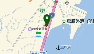 ニコニコレンタカー 島原外港店の地図画像
