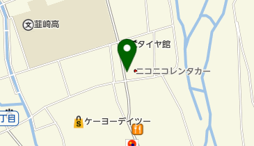 ニコニコレンタカー 韮崎若宮店の地図画像