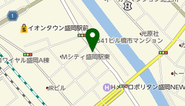 ニコニコレンタカー 盛岡駅前北通店の地図画像