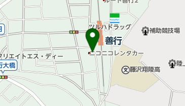 ニコニコレンタカー 小田急善行駅前店の地図画像