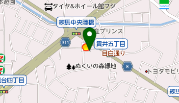 ニコニコレンタカー 練馬貫井店の地図画像