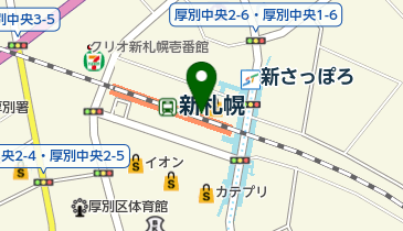 ニコニコレンタカー JR新札幌駅店の地図画像