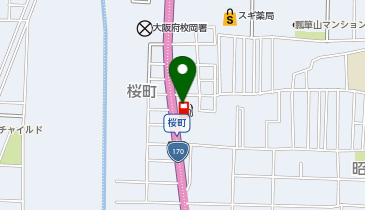 ニコニコレンタカー 東大阪旭町店の地図画像