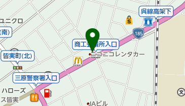 ニコニコレンタカー 三原皆実店の地図画像