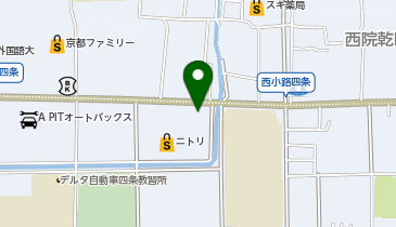 ニコニコレンタカー 京都西院店の地図画像