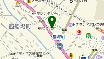 ニコニコレンタカー 徳島駅店の地図画像