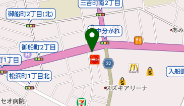 ニコニコレンタカー 福山入船町店の地図画像