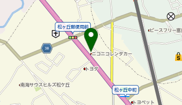 ニコニコレンタカー 河内長野松ケ丘東町店の地図画像