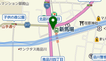 ニコニコレンタカー 新馬場駅店の地図画像