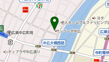 ニコニコレンタカー 広島中広店の地図画像