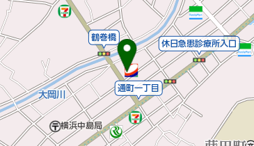 ニコニコレンタカー 横浜中島町1丁目店の地図画像