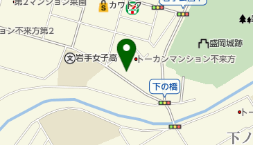 ニコニコレンタカー 盛岡大沢川原店の地図画像