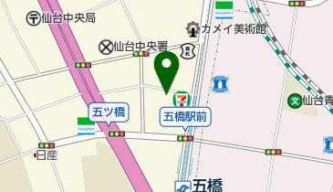 ニコニコレンタカー 仙台五橋店の地図画像