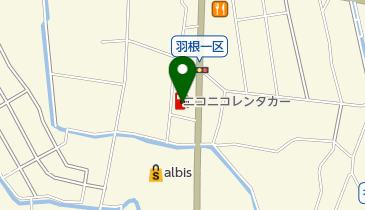 ニコニコレンタカー 富山羽根店の地図画像