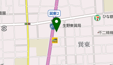 ニコニコレンタカー 生野巽東店の地図画像