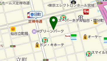 ニコニコレンタカー 仙台国分町2丁目店の地図画像