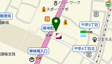 ニコニコレンタカー 福岡千早店の地図画像