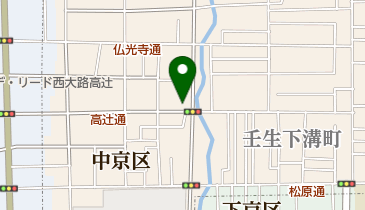 ニコニコレンタカー 京都壬生東檜店の地図画像