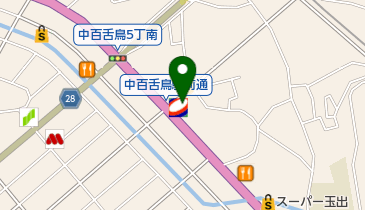 ニコニコレンタカー 堺中百舌鳥店の地図画像