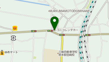 ニコニコレンタカー 熊本田崎店の地図画像