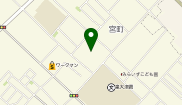 ニコニコレンタカー 泉大津宮町店の地図画像