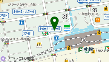 ニコニコレンタカー 札幌駅北口店の地図画像