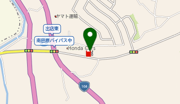 ニコニコレンタカー 生駒南田原町店の地図画像