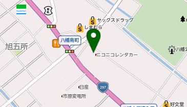 ニコニコレンタカー 市原八幡店の地図画像