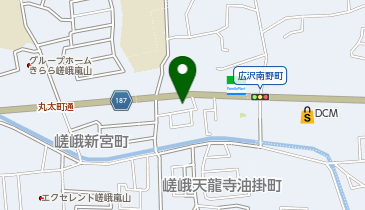 ニコニコレンタカー 京都嵯峨広沢店の地図画像