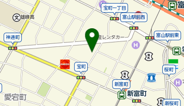 ニコニコレンタカー 富山駅南口店の地図画像