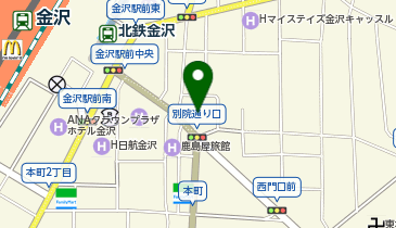 ニコニコレンタカー 金沢駅兼六園口店の地図画像