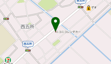 ニコニコレンタカー 市原西五所店の地図画像